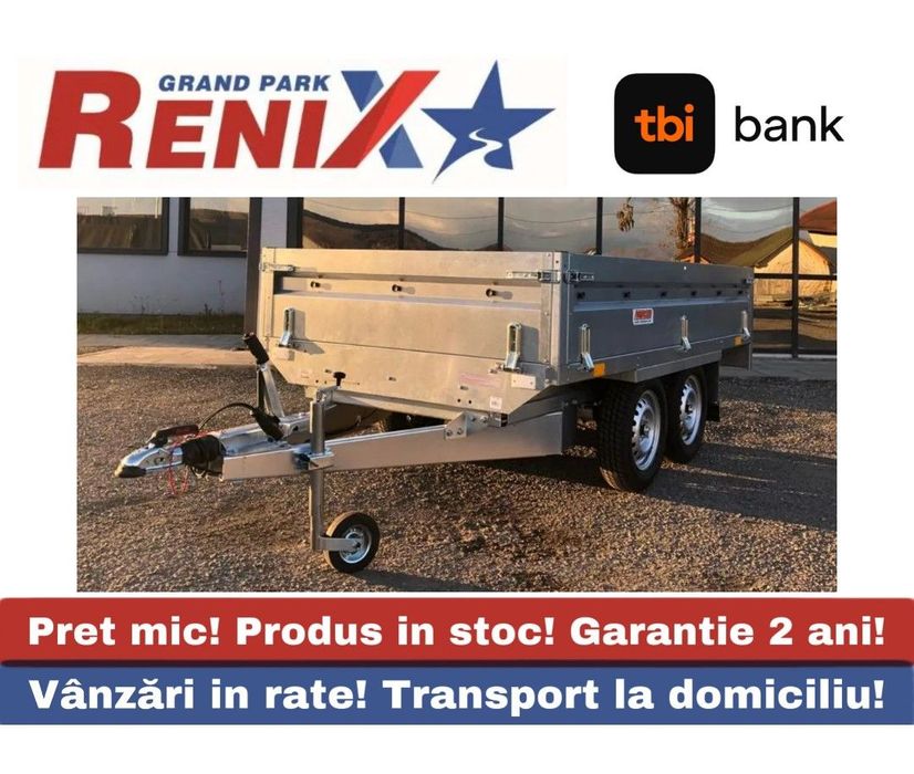 Neptun NORDICA 263/145/40 Remorca neptun 750kg cu sistem de franare