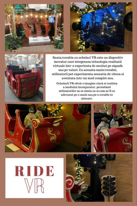 Echipament, aparat, simulator VR (idee afacere) mobil sau indoor!