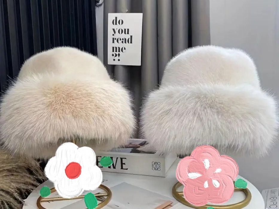 Шапка белая! Шапка молочная!