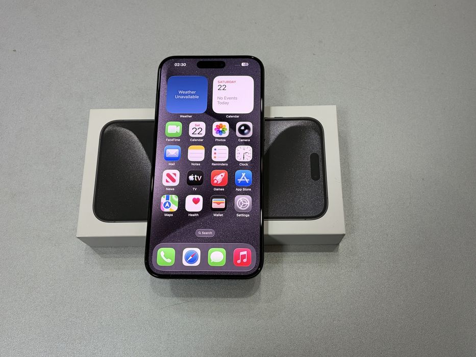 Iphone 15 Pro Max, 256 gb, Black Titanium, la cutie