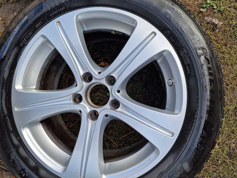 Roti originale Mercedes 225/55 R17 iarna Michelin Alpin + senzori