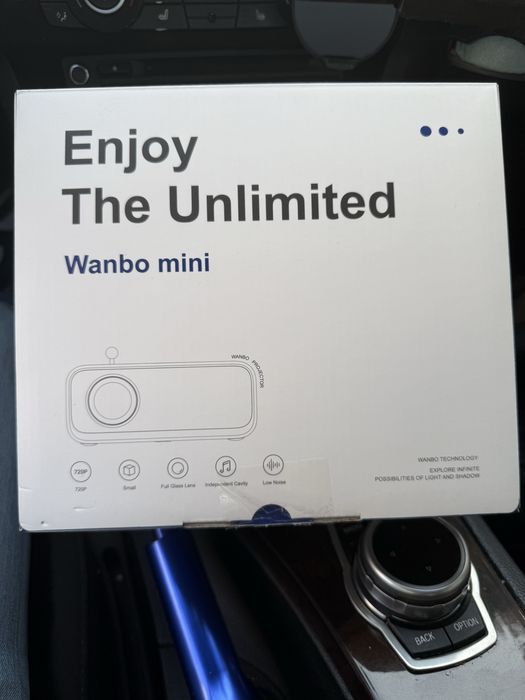 Videoproiector Portabil Wanbo Mini HD, 250 Lumeni, 720p,alb