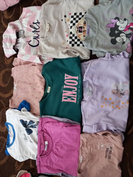 Лот от 16 дрехи за момиче на 9-10 години,  размер 134-140
