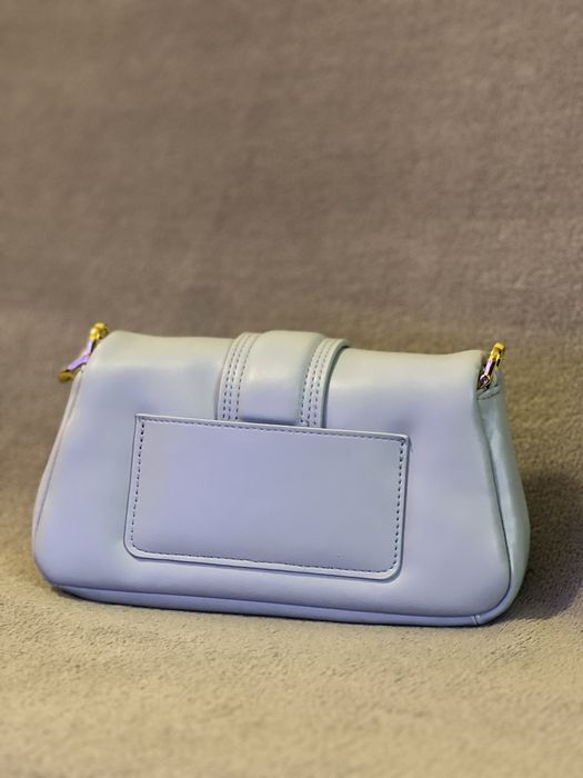 Чанта jacquemus puffy baby blue в бебешко синьо