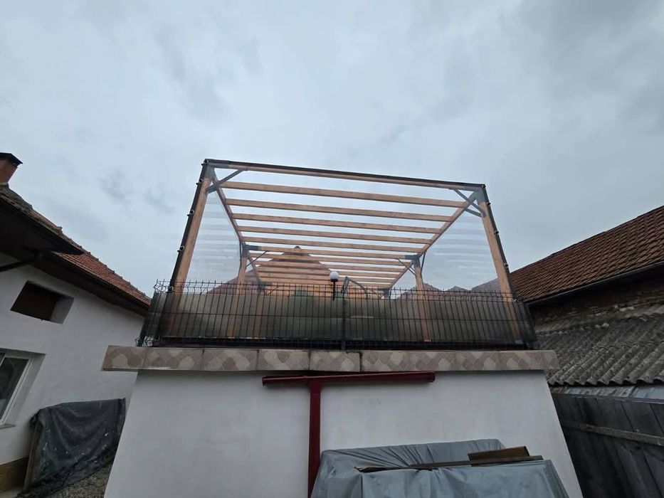 Folie terasa transparenta folii terase și foișoare Cristal premium 0,8