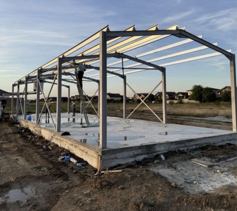 Vand hale structuri metalice