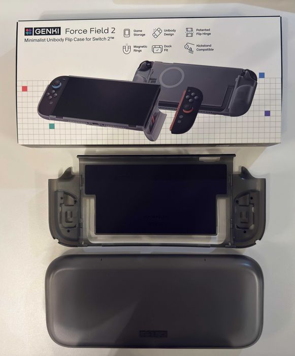 Кейс за Nintendo Switch 2 - Genki Force Field 2 with Travel Cover