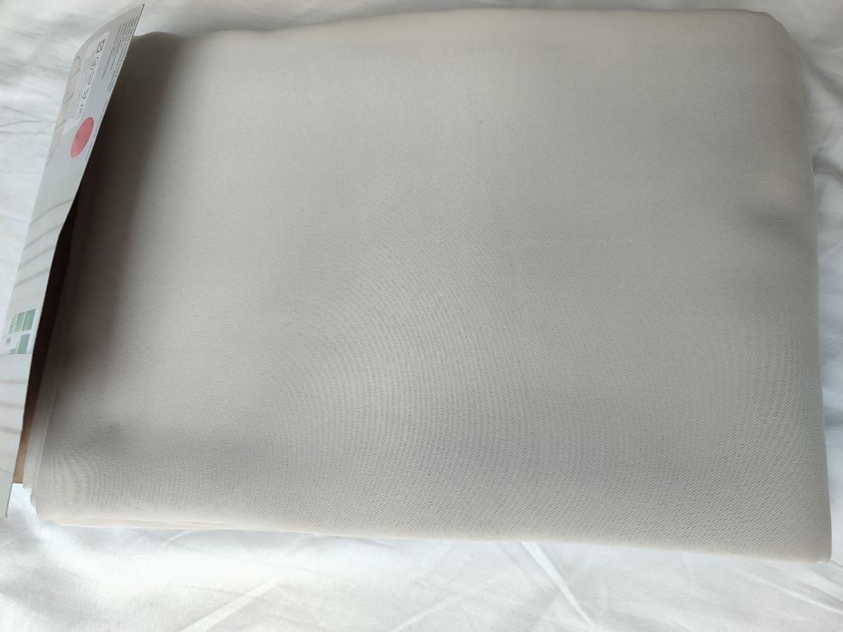 NOU Draperie crem deschis, black-out, 140*260 cm