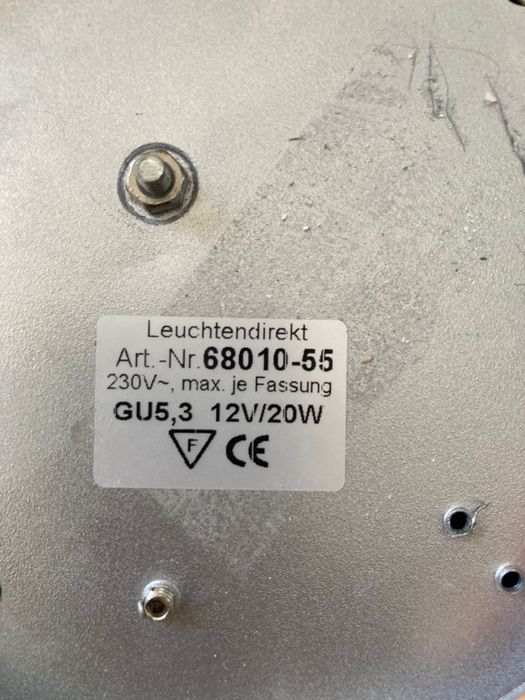 Lustra 12v / 20w 6 becuri GU5,3