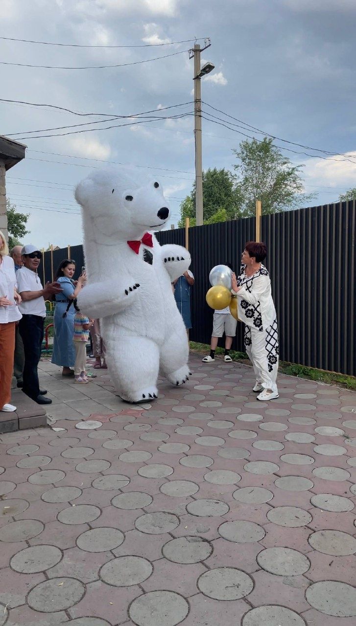 Аниматоры Павлодар. Мишка Умка. Холодный фонтан.
