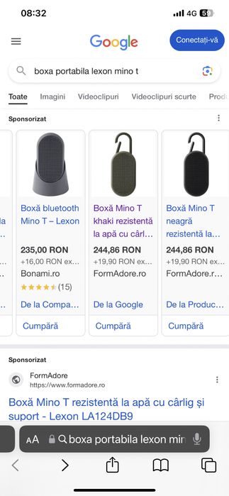 Boxa portabila Lexon Mino T noua sigilata