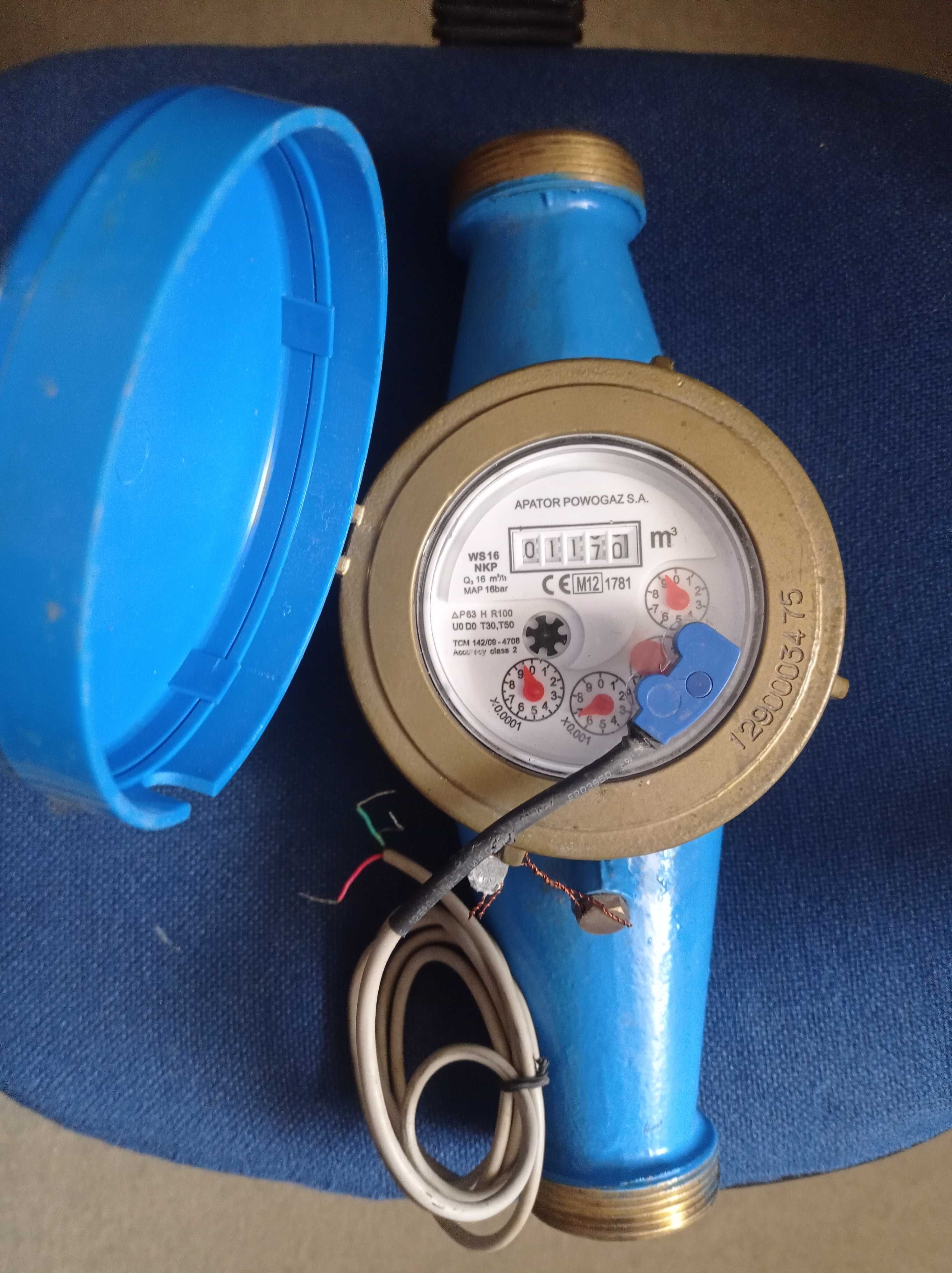 Водомер сух POWOGAZ WS-16 NKP 40*10L Qз16m3 DN40*