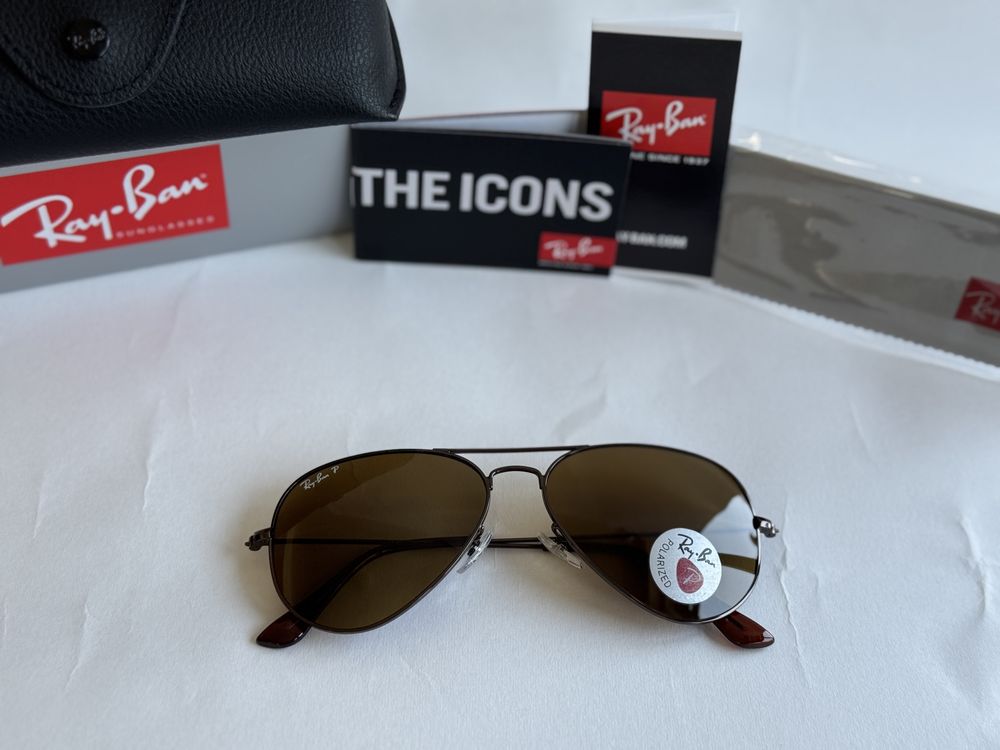 Ochelari de soare Ray Ban 3025 Aviator Polarizati Noi