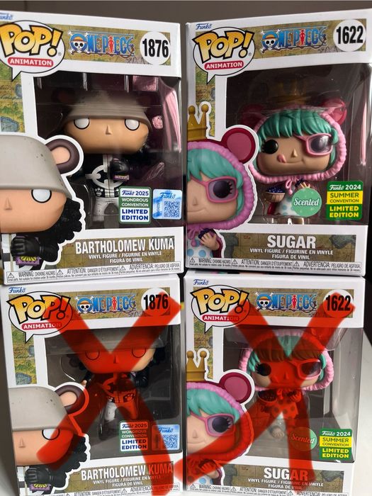 One piece funko pop - Kuma & Sugar