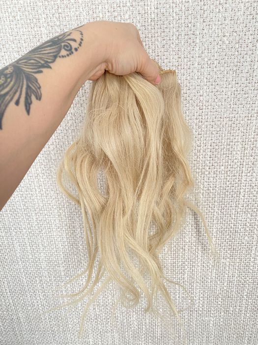 Волос  на заколках