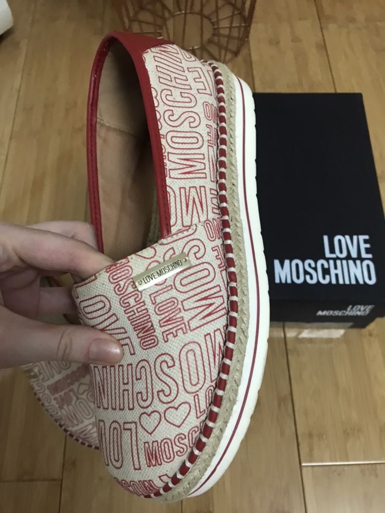 Espadrile Love Moschino