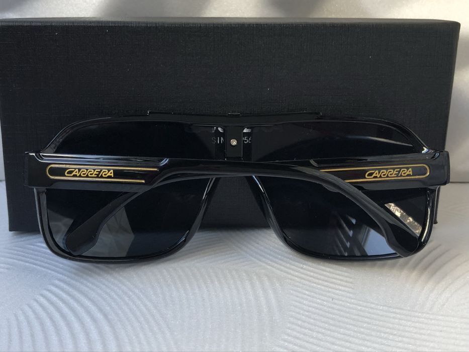Мъжки слънчеви очила маска carrera 2 цвята черни