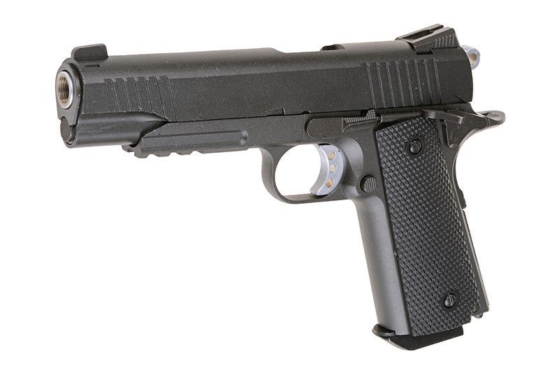 Cel mai puternic Colt 1911 M94 FULL METAL pistol airsoft pe co2+CADOU