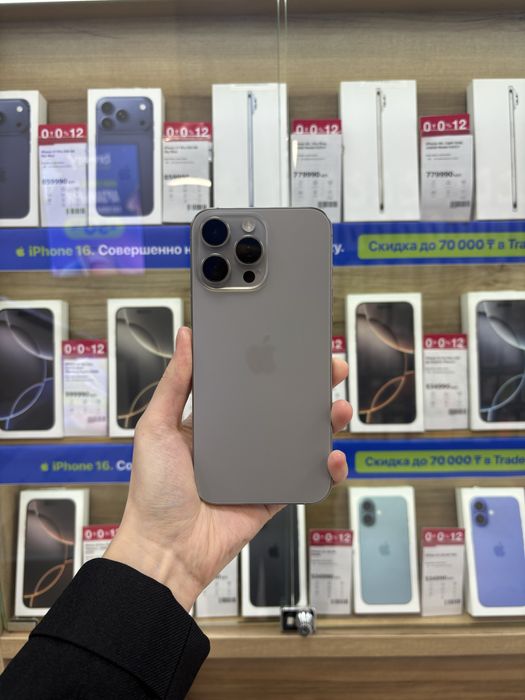 Айфон 16 pro max 256gb 100% гарантия на один год