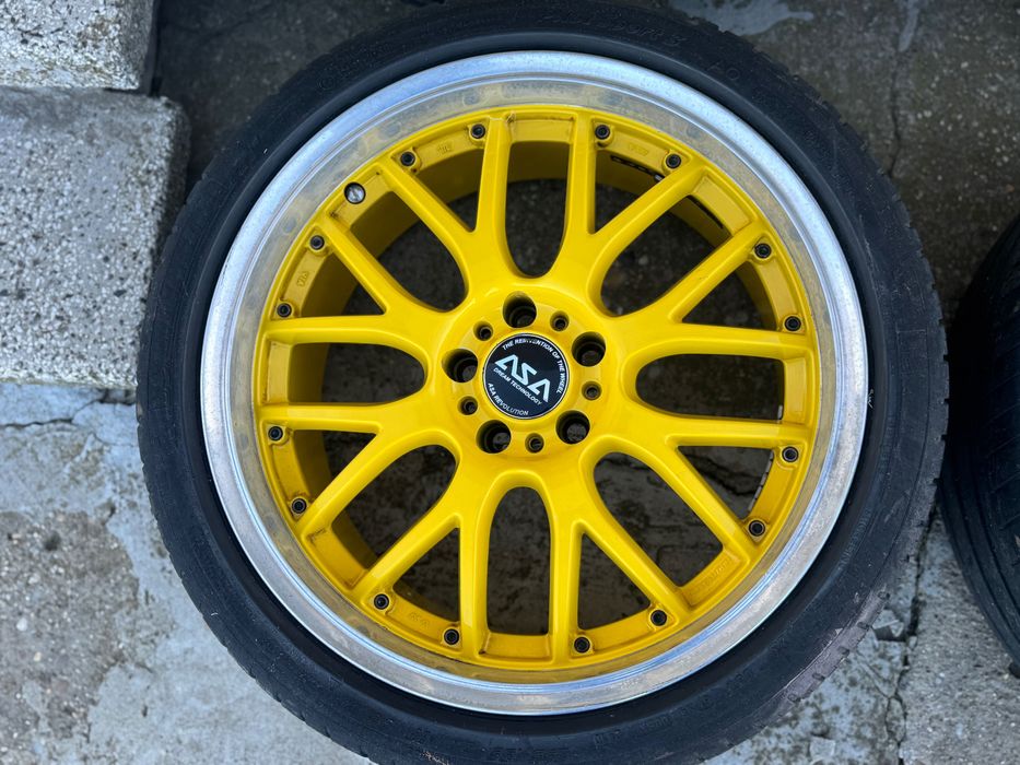 Продавам 4 бр джанти  5x112с гуми 225/35