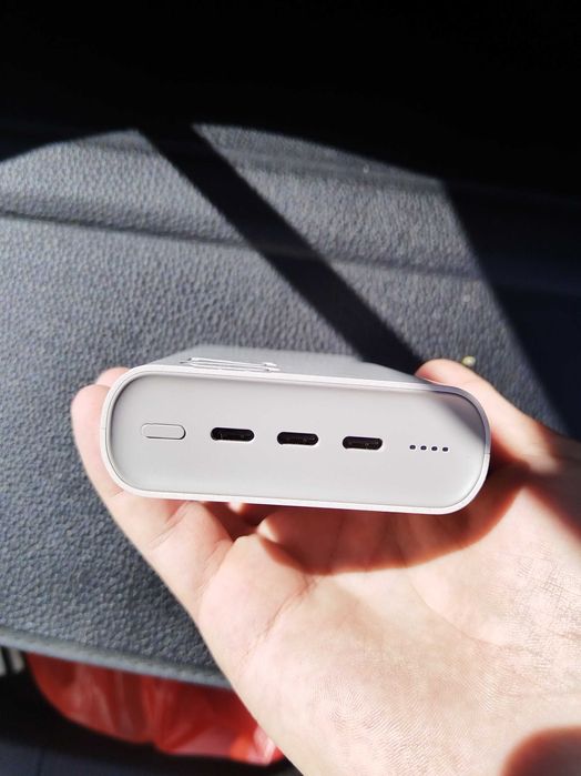 Baterie Externa Samsung, 20000mAh, 45W, PD, 3x USB-C (Bej)