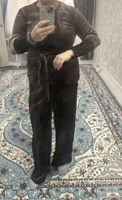 Велюр двойка нарядная