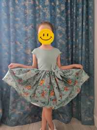 Нарядное платье от H&M на девочку 4-6 лет