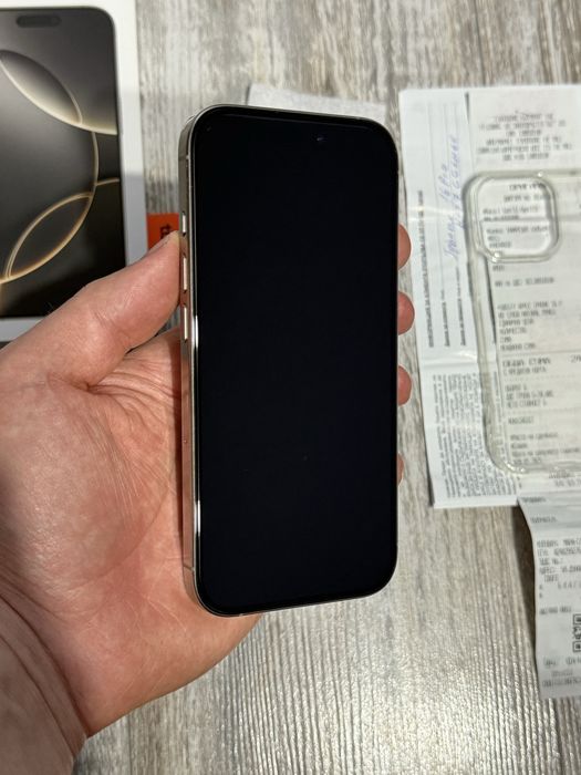 Iphone 16 Pro 128 GB - 92 % Battery Natural Titanium Отличен