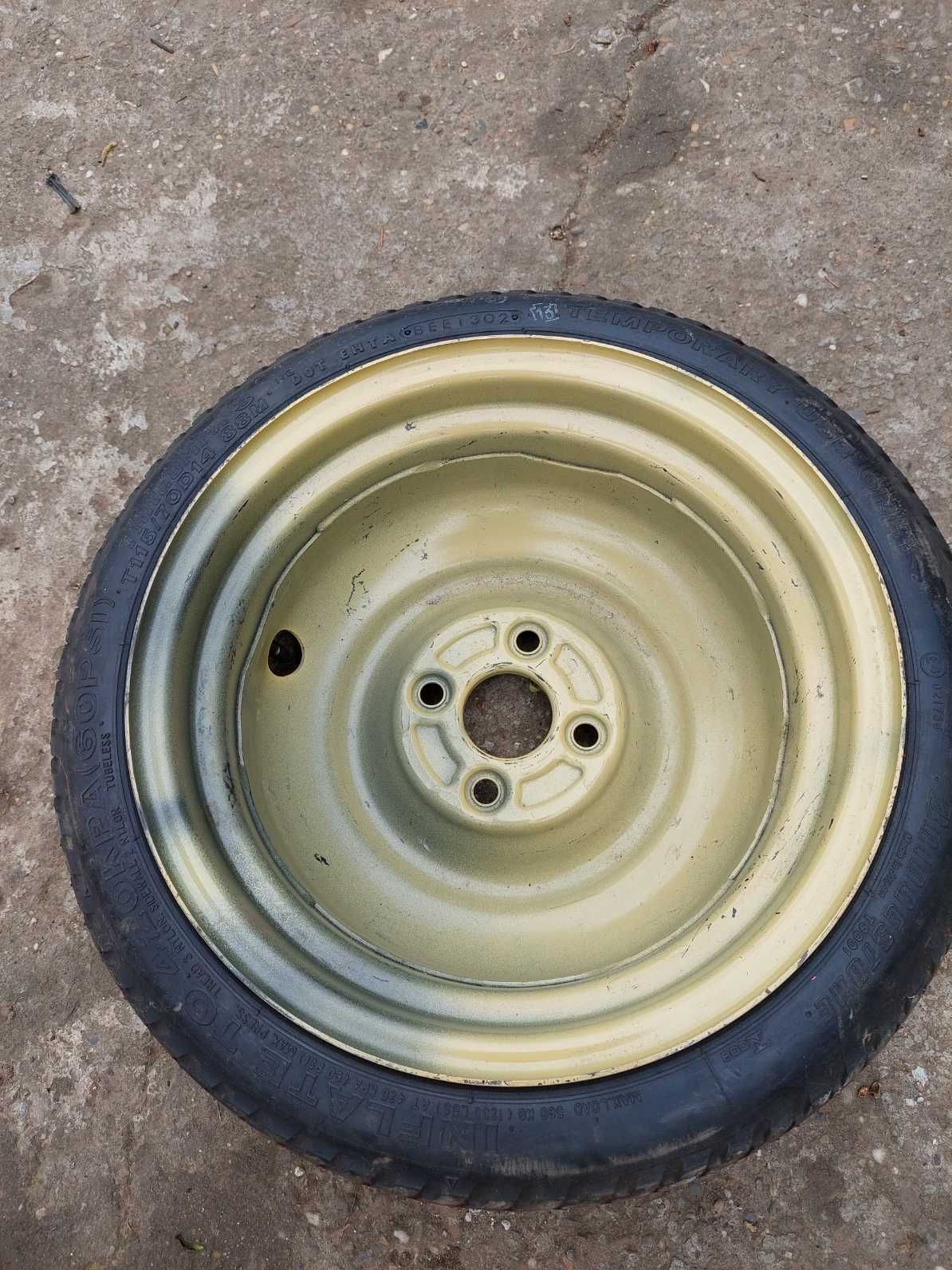Roata de rezerva slim 4x100