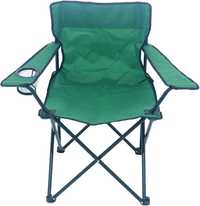 Стол за плаж, къмпинг, тъмнозелен