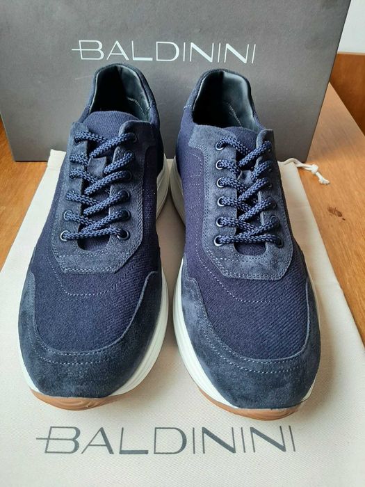 BALDININI Sneakers in Marine Blue Мъжки обувки Балдинини