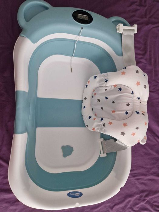 Cadita pliabila cu hamac pentru bebelus