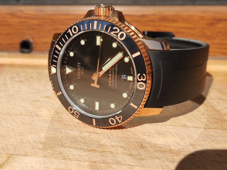 Tissot Seastar Powermatic 80 Special Gold Edition