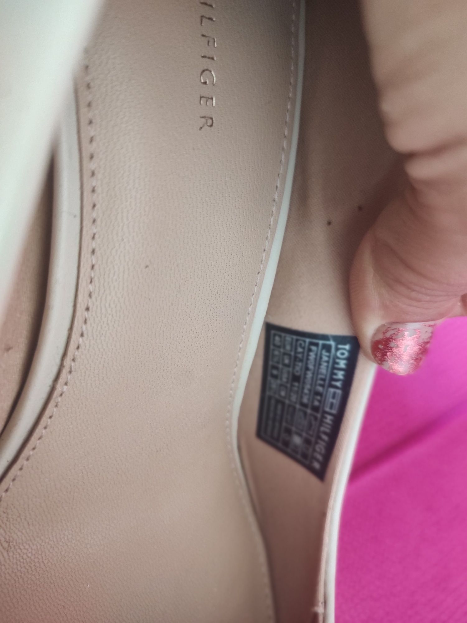 Pantofi originali Tommy Hilfiger piele naturala
