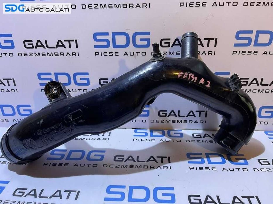 Furtun Conducta Tub Tubulatura Presiune Aer Radiator Intercooler Skoda Fabia 1 1.4 TDI AMF BNV BNM 2000 - 2008 Cod 6Q0129654AK [D0450]