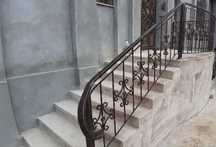 Арки, лестницы, перила, решётка, козырек