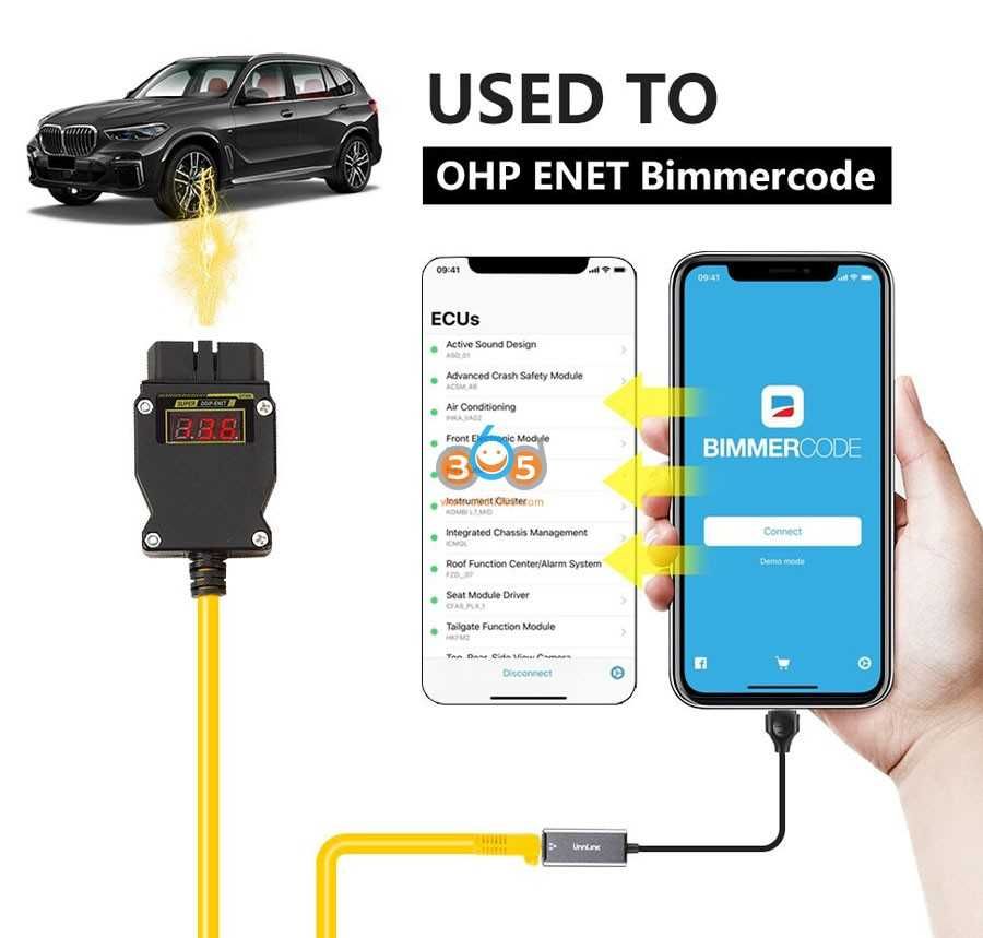 Tester auto GODIAG GT109  BMW ENET, Benz, VAG, JLR, Volvo, cu DOIP