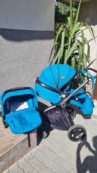 Бебешка количка 2в1 Lorelli Lumina + подарък матрак за кош