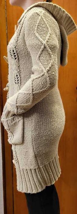 Pulover rustic gros impletit mar S