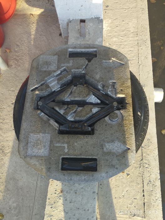 Запаска диска балон Спарк,колонка Равон,домкратла жм