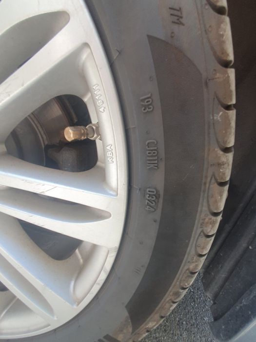 Jante de 17 + anvelope pirelli de vara 215 45 r17 cu dot 2024