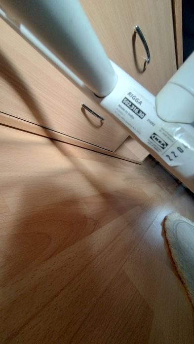 Suport umerase alb Ikea Rigga