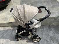 Carucior Egg Stroller Camo Sand Sasiu Auriu cu Landou