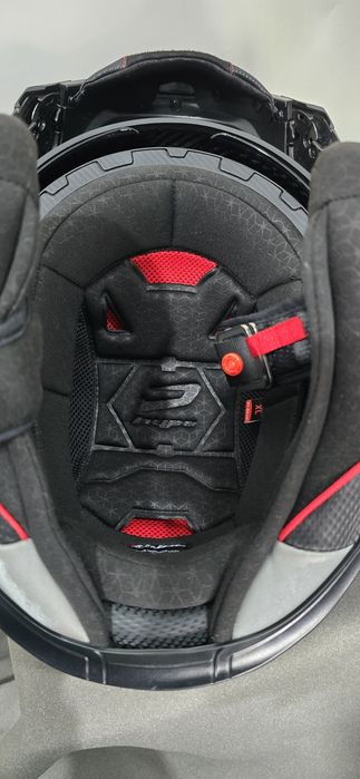 Cască moto modulară Carbon Hype XL