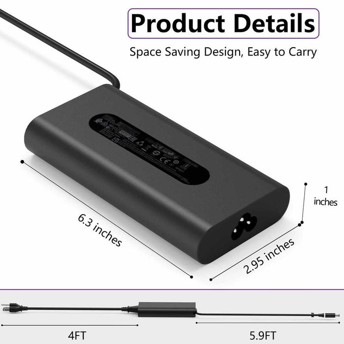 Încărcător Slim 240W pentru Dell Alienware și Precision - pin central