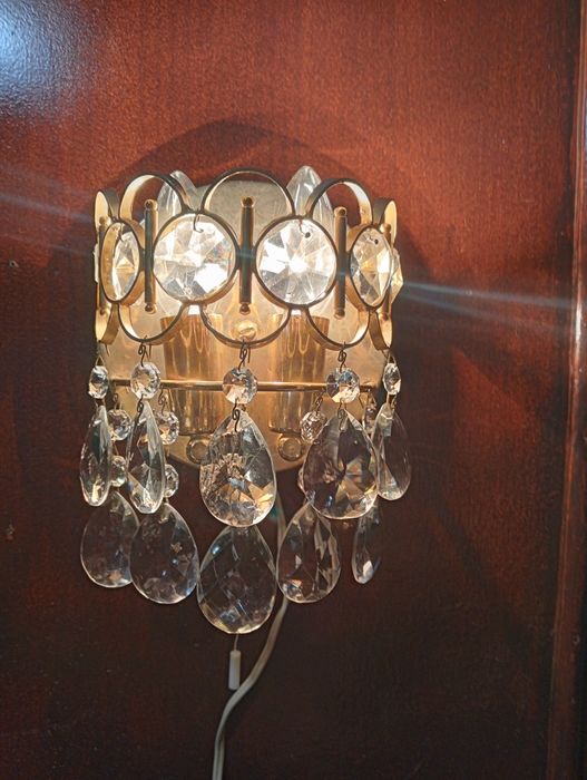 Бра хрустальное  СССР.