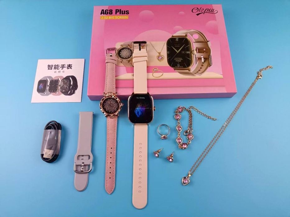 Смарт часы, эпл уатч, подарочный набор