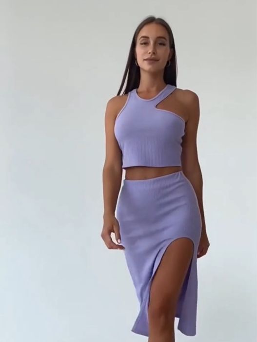 Топ и юбка летние