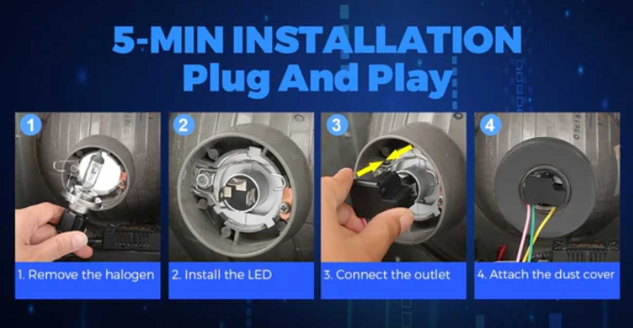 LED Мини Диодни крушки H11, 12V, Canbus с вграден вентилатор.