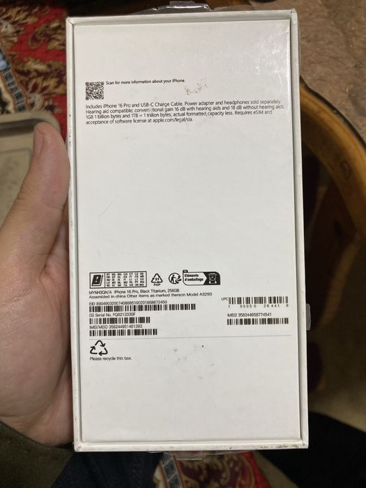 Iphone 16 pro 256